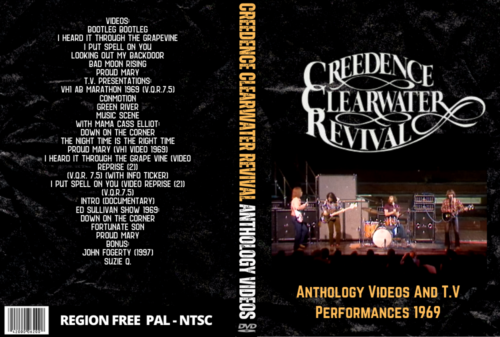 Creedence Clearwater Revival Anthology Videos And T.V Performances 1969 DVD