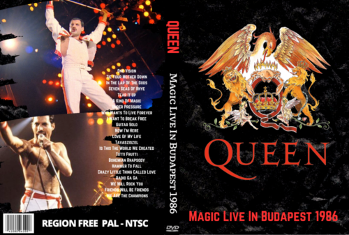 QUEEN Magic Live In Budapest 1986 DVD