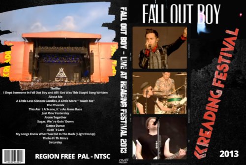 Fall Out Boy Live At The Reading Festival U.K. 2013 DVD