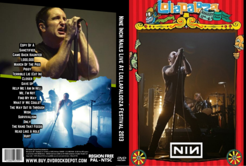 Nine Inch Nails Live At Lollapalooza Festival, Grant Park, Chicago, IL 08/02/2013 DVD
