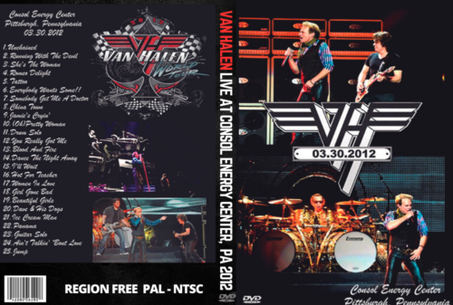 Van Halen Live At Consol Energy Center, Pittsburgh PA 2012 DVD