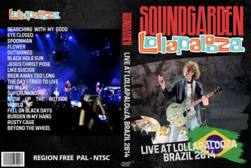 Soundgarden Live Live At The Lollapalooza Festival, Brazil 04/06/2014 DVD