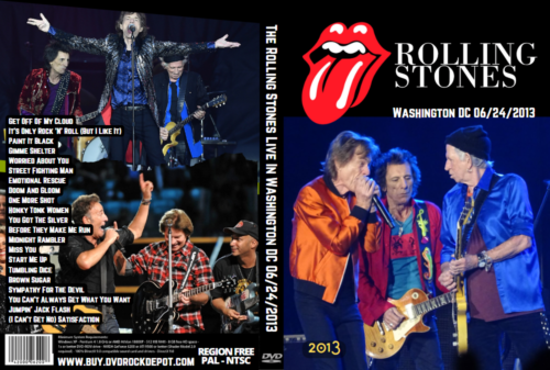 The Rolling Stones Live In Washington DC 06/24/2013 DVD
