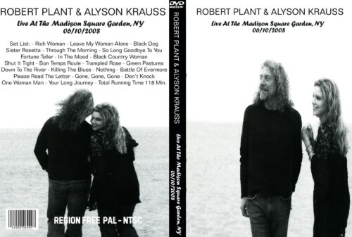 ROBERT PLANT & ALYSON KRAUSS Live At The MSG N.Y 2008 DVD