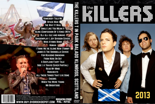 The Killers T In Park Balado Klinross, Scottland 2013 DVD