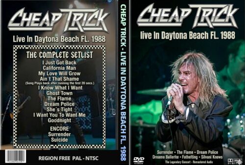 Cheap Trick live In Daytona Beach FL.1988 DVD