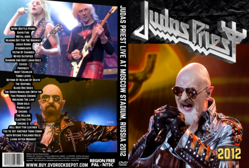 Judas Priest Live At Moscow Stadium, Russia 04/18/2012 DVD