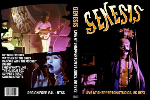 GENESIS Live at Shepperton Studios, UK 1973 DVD