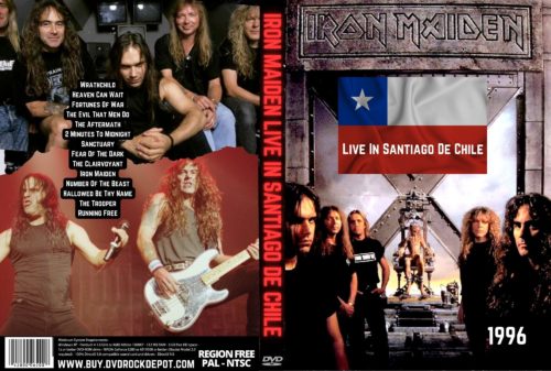 IRON MAIDEN Live In Santiago De Chile 1996 DVD