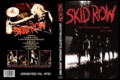 SKIDROW Live At The Club Citta, Kawasaki, Japan 1989 DVD