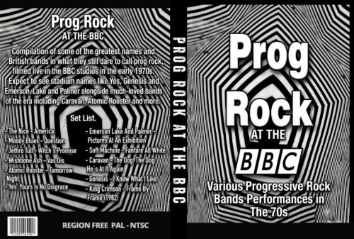 Prog Rock At The BBC, Various Progressive Rock Bands Performances in The 70s DVD