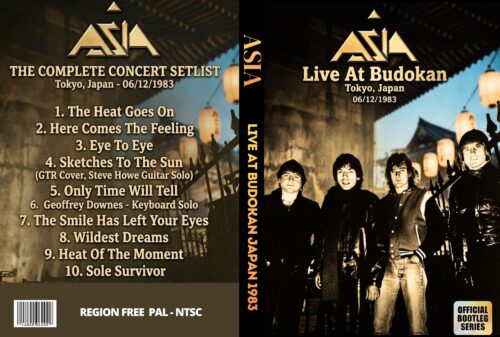 Asia Live At Budokan, Tokyo,Japan 06/12/1983 DVD | DVD Rock Depot Asia Live At Budokan, Tokyo,Japan 06/12/1983 DVD | DVD Rock Depot