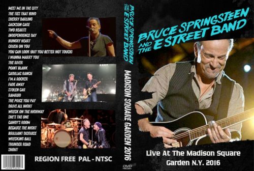 Bruce Springsteen Live At The Madison Square Garden N.Y. 2016 DVD