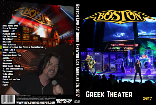 Boston Live At Greek Theater Los Angeles CA. 2017 DVD