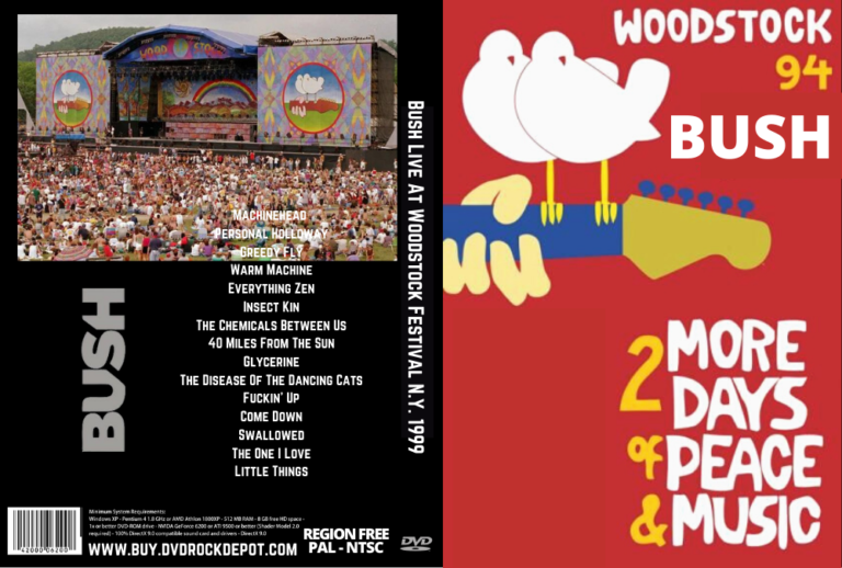 Bush Live At Woodstock Festival N.Y. 1999 DVD