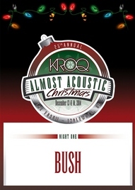 Bush KROQ Almost Acoustic Christmas, The Forum, Inglewood, CA 12/13/2014 DVD