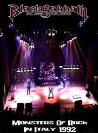 BLACK SABBATH Monsters Of Rock Festival,Italy 1992 DVD