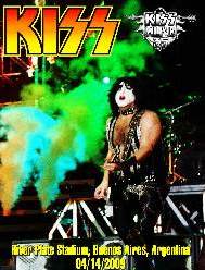 Kiss Live In Buenos Aires Argentina 04/14/2009 DVD