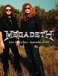 Megadeth Live In Sydney, Australia 12/18/2010 DVD