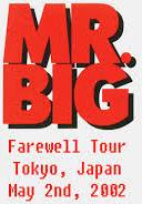 Mr. Big Farewell Tour Live In Japan 2002 DVD