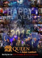 Queen & Adam Lambert BBC1 Big Ben Rock Live, New Year´s Eve London 12/31/2014 DVD