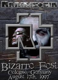 Rammstein Live At the Bizarre Festival, Koln Germany, 1997 DVD