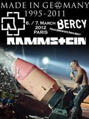 Rammstein Live Mercy-Paris, Paris France 03/06/2012 DVD