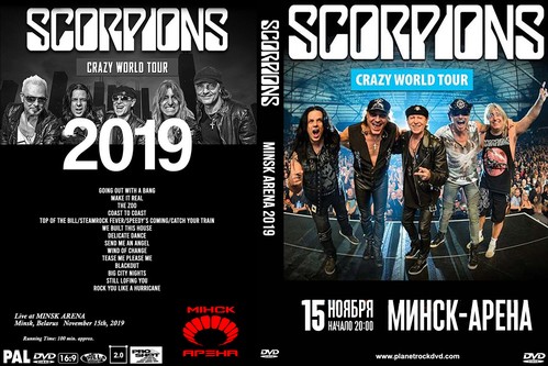 Scorpions Live At Minsk Theater Minsk Belarus 2019 DVD
