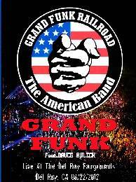 Grand Funk Railroad Live At The Del Ray Fairgrounds, Del Ray, CA 06/22/2012 DVD