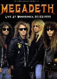 Megadeth Live At Woodstock 07/23/1999 DVD