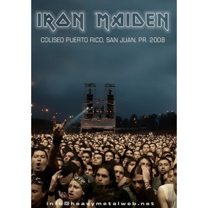 IRON MAIDEN Coliseo De Puerto Rico, San Juan, PR 03/12/2008 DVD