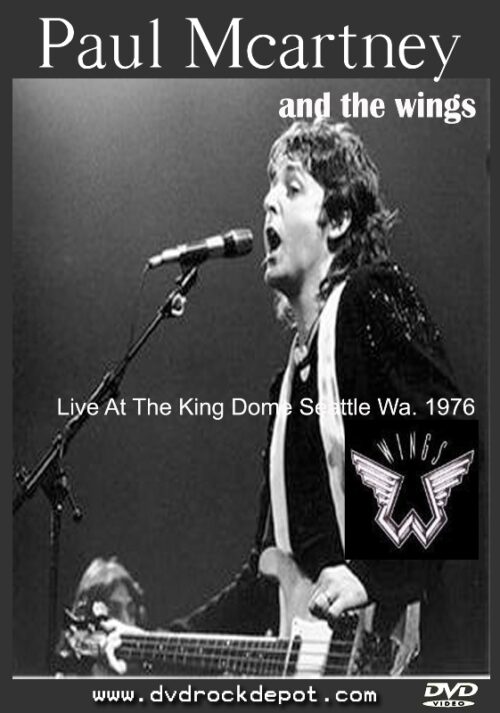 Paul Mccartney & Wings Live At The King Dome Seattle Wa. 1976 DVD