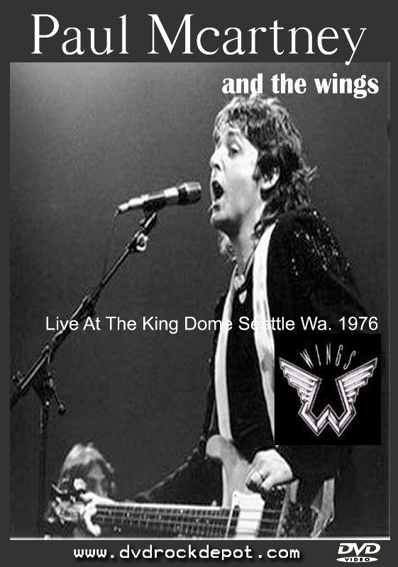 Paul Mccartney & Wings Live At The King Dome Seattle Wa. 1976 DVD