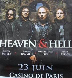 Heaven And Hell Live  At Casino De Paris, France 06/23/2009  DVD
