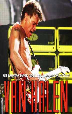 VAN HALEN Air Canada Center, Toronto, Canada 10/07/2007 DVD