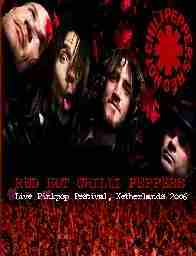 Red Hot Chili Peppers Live At Pinkpop Festival, Netherlands 2006 DVD