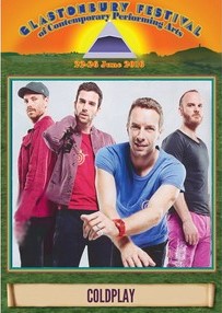 Coldplay Live At Glastonbury Festival U.K. 06-26-2016 DVD
