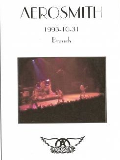 Aerosmith Live In Brussels, Belgium 1993 DVD