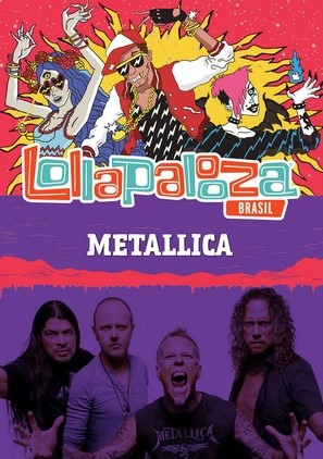 Metallica Live At Lollapalooza Festival, Sao Paulo, Brazil  03-25-2017 DVD