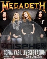 Megadeth Live At Sonnisphere Festival, Vasil Leviski Stadium, Sofia Bulgaria 2010 DVD