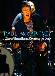 Paul Mccartney Live At The Roundhouse London U.K. 10/25/2007 DVD