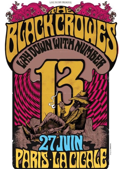 The Black Crowes Live At La Cigale, Paris France 06-27-2013 DVD