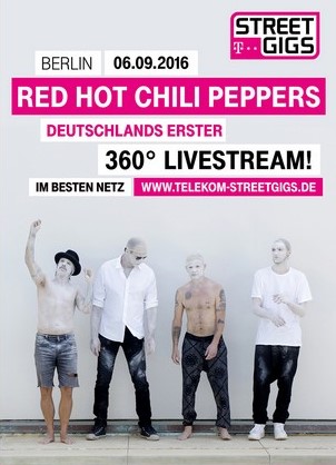 Red Hot Chili Peppers Live At Telekom Street Gigs, Berlin Germany 2016 DVD