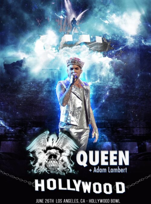 Queen & Adam Lambert Live At The Hollywood Bowl ,Los Angeles CA. 06-27-2017 DVD