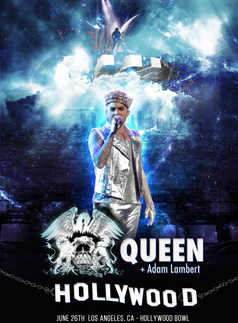 Queen & Adam Lambert Live At The Hollywood Bowl ,Los Angeles CA. 06-27-2017 DVD