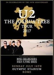 U2 The Joshua Tree Tour Live At the Olympic Stadium, Rome Italy 06-15-2017 DVD