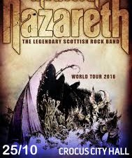 Nazareth Live At Crocus City Hall, Moscow, Russia 10-25-2016 DVD