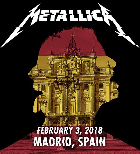 Metallica Live At Wizink Center, Madrid Spain 02-03-2018 DVD