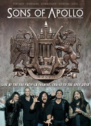 Sons Of Apollo Live At The The Pacifica Theater, Cruise To The Edge 2018 DVD