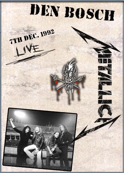 Metallica Live At Brabanthallen, Den Bosch, Netherlands 1992 DVD